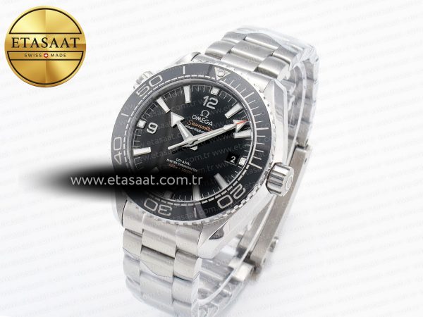 Planet Ocean 600M 39.5mm VSF 1:1 Best Edition Black Dial Black Ceramic Bezel on SS Bracelet A8800