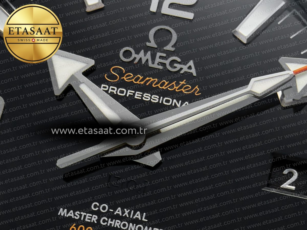 Planet Ocean 600M 39.5mm VSF 1:1 Best Edition Black Dial Black Ceramic Bezel on SS Bracelet A8800 - Görsel 10