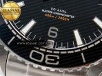 Planet Ocean 600M 39.5mm VSF 1:1 Best Edition Black Dial Black Ceramic Bezel on SS Bracelet A8800 - Görsel 12