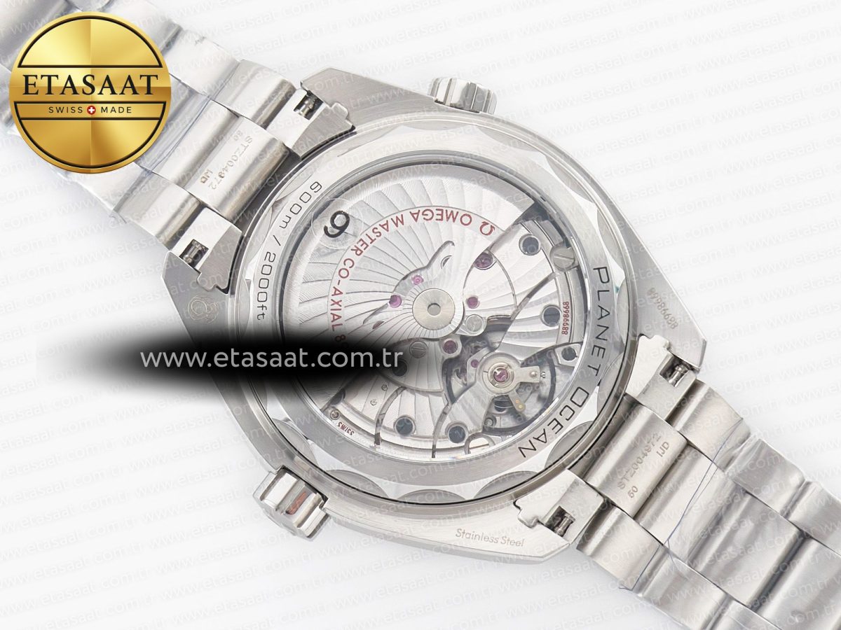 Planet Ocean 600M 39.5mm VSF 1:1 Best Edition Black Dial Black Ceramic Bezel on SS Bracelet A8800 - Görsel 18