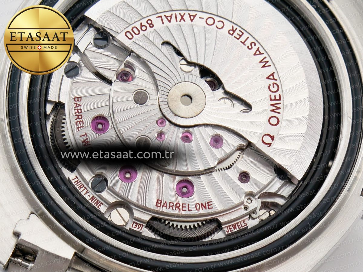 Planet Ocean 600M 39.5mm VSF 1:1 Best Edition Black Dial Black Ceramic Bezel on SS Bracelet A8800 - Görsel 22