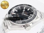 Planet Ocean 600M 39.5mm VSF 1:1 Best Edition Black Dial Black Ceramic Bezel on SS Bracelet A8800 - Görsel 6
