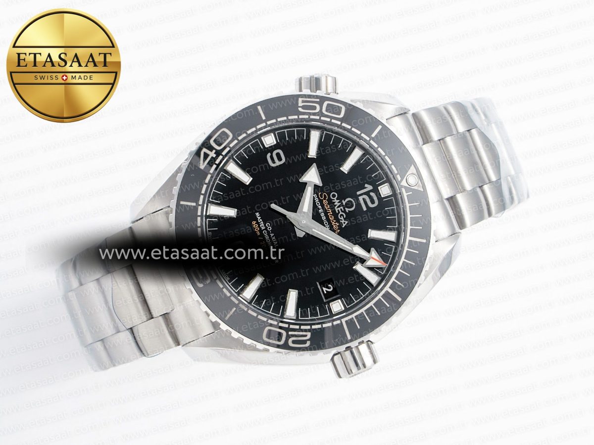 Planet Ocean 600M 39.5mm VSF 1:1 Best Edition Black Dial Black Ceramic Bezel on SS Bracelet A8800 - Görsel 8