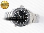 Planet Ocean 600M 39.5mm VSF 1:1 Best Edition Black Dial Black Ceramic Bezel on SS Bracelet A8800 - Görsel 9