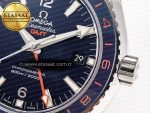 Planet Ocean 600M Co-Axial GMT 43.5mm VSF 1:1 Best Edition Blue Dial Blue Ceramic Bezel on SS Bracelet A8605 Super Clone - Görsel 12