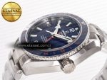 Planet Ocean 600M Co-Axial GMT 43.5mm VSF 1:1 Best Edition Blue Dial Blue Ceramic Bezel on SS Bracelet A8605 Super Clone - Görsel 6