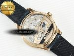 Portugieser Perpetual Calendar RG 5033 APSF 1:1 Best Edition Blue Dial on Blue Leather Strap Style 2 A52610 Clone - Görsel 13