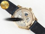 Portugieser Perpetual Calendar RG 5033 APSF 1:1 Best Edition Blue Dial on Blue Leather Strap Style 2 A52610 Clone - Görsel 14