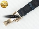 Portugieser Perpetual Calendar RG 5033 APSF 1:1 Best Edition Blue Dial on Blue Leather Strap Style 2 A52610 Clone - Görsel 20