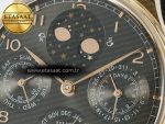 Portugieser Perpetual Calendar RG 5033 APSF 1:1 Best Edition Gray Dial on Black Leather Strap A52610 Clone - Görsel 10