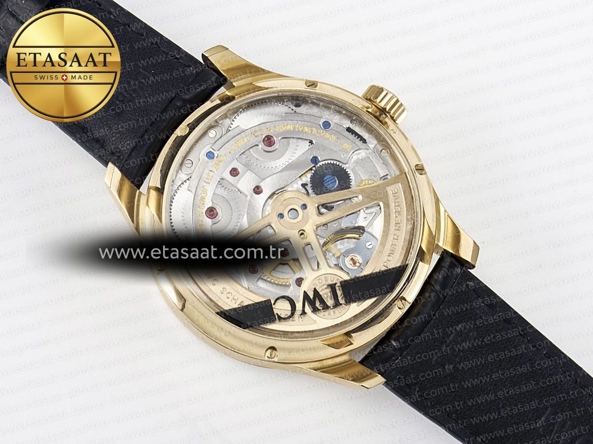 Portugieser Perpetual Calendar RG 5033 APSF 1:1 Best Edition Gray Dial on Black Leather Strap A52610 Clone - Görsel 17