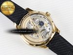 Portugieser Perpetual Calendar RG 5033 APSF 1:1 Best Edition Gray Dial on Black Leather Strap A52610 Clone - Görsel 18