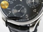 IWC Portugieser Perpetual Calendar SS 5033 Gray Dial on Black A52610 - Görsel 12
