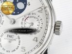 IWC Portugieser Perpetual Calendar SS 5033 White Dial on Black A52610 - Görsel 11