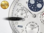 IWC Portugieser Perpetual Calendar SS 5033 White Dial on Black A52610 - Görsel 13