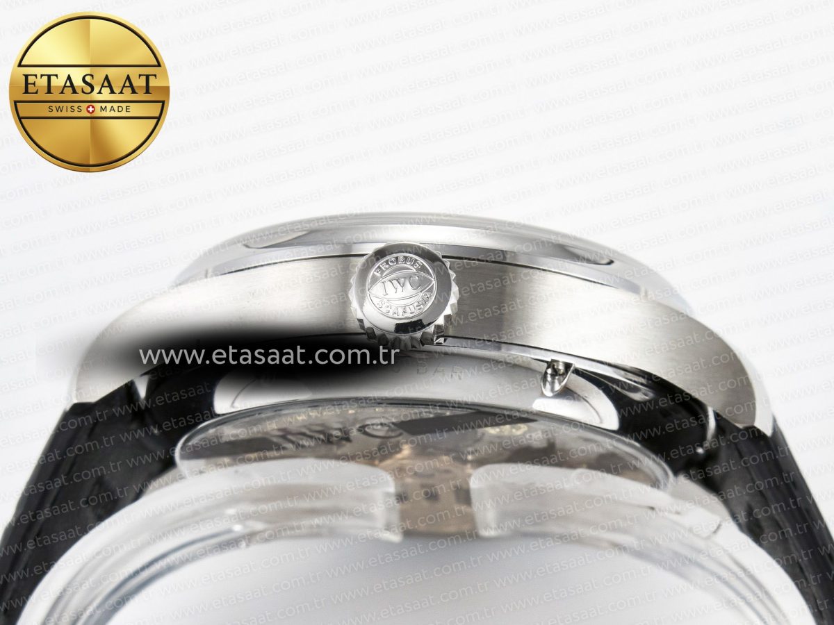 IWC Portugieser Perpetual Calendar SS 5033 White Dial on Black A52610 - Görsel 15