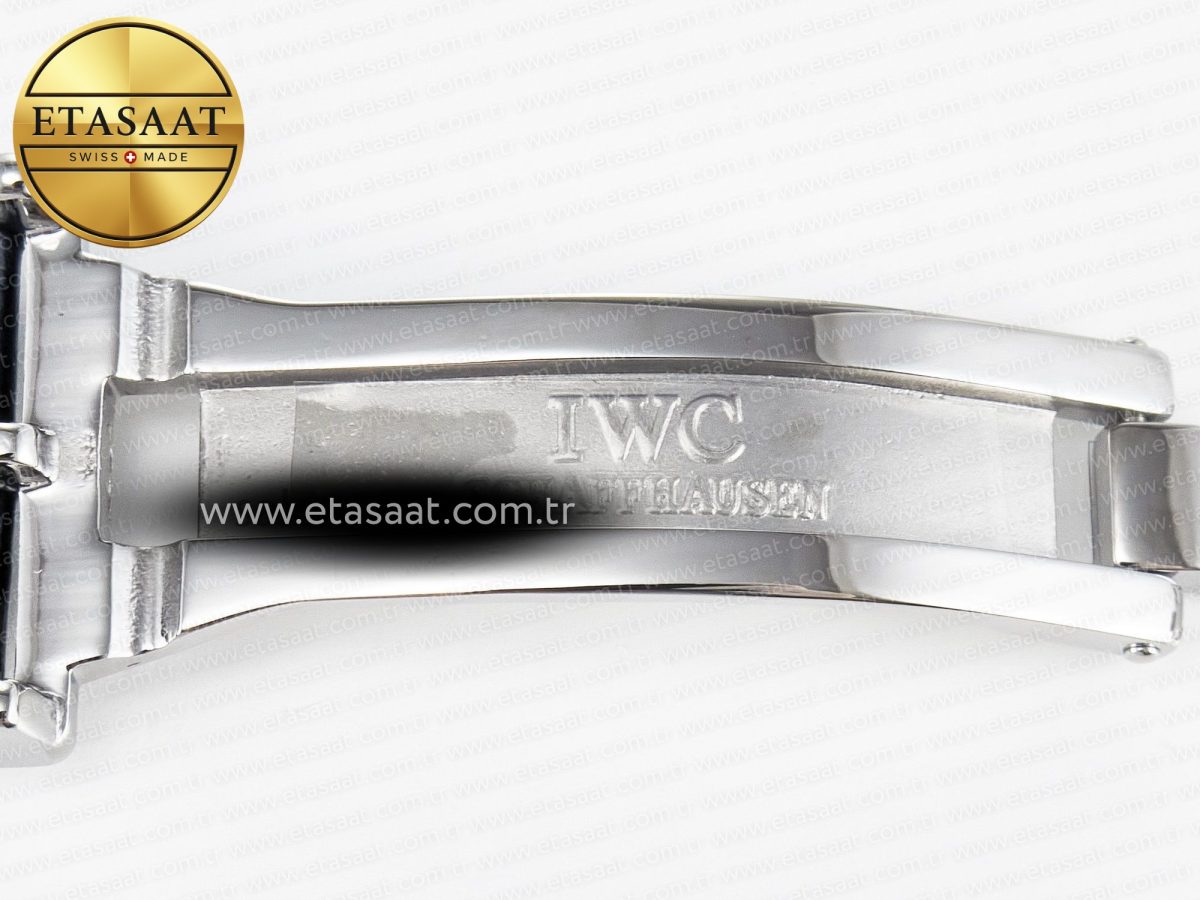 IWC Portugieser Perpetual Calendar SS 5033 White Dial on Black A52610 - Görsel 26