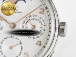 Portugieser Perpetual Calendar SS 5033 APSF 1:1 Best Edition White Dial on Brown Leather Strap A52610 Clone - Görsel 10