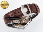 IWC Portugieser Perpetual Calendar SS 5033 White Dial on Brown A52610 - Görsel 15