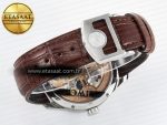 Portugieser Perpetual Calendar SS 5033 APSF 1:1 Best Edition White Dial on Brown Leather Strap A52610 Clone - Görsel 15