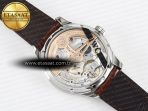 IWC Portugieser Perpetual Calendar SS 5033 White Dial on Brown A52610 - Görsel 16