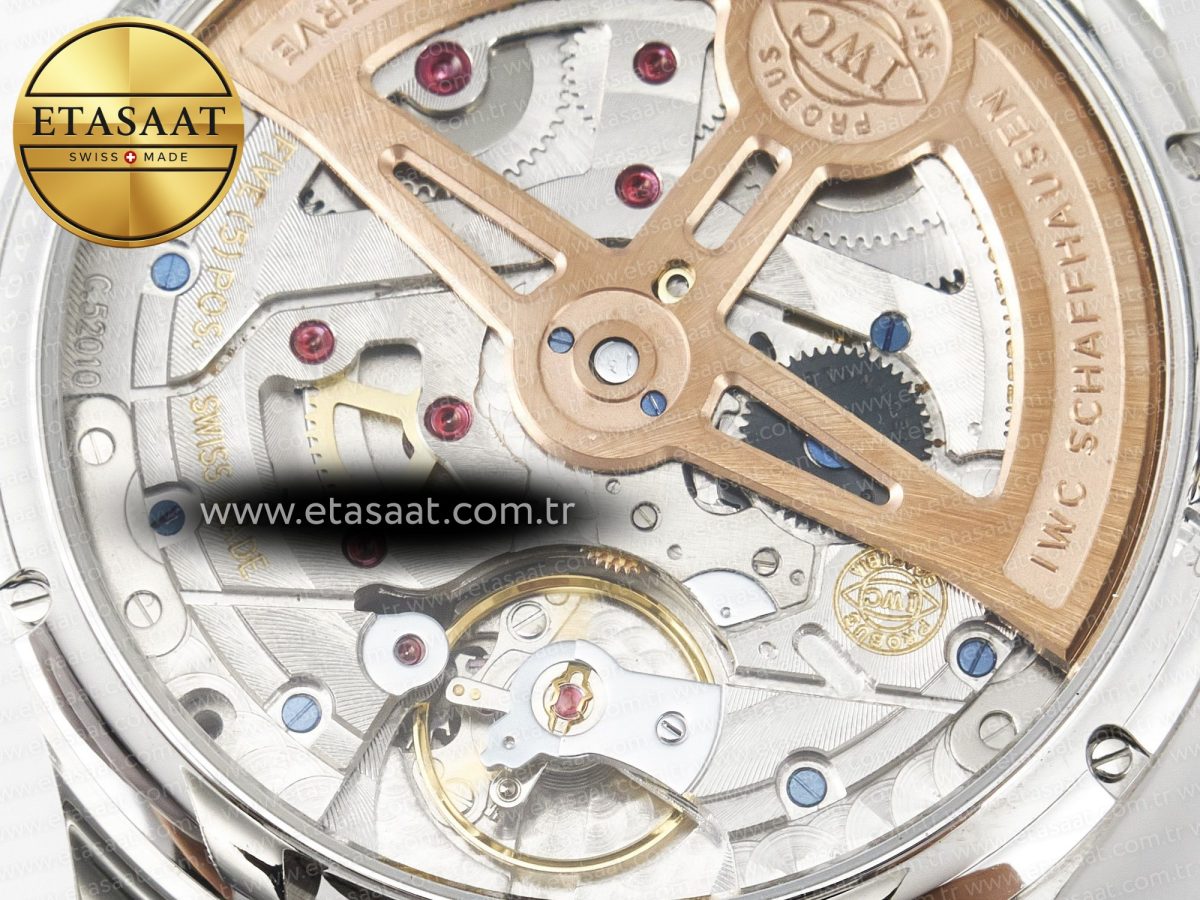 Portugieser Perpetual Calendar SS 5033 APSF 1:1 Best Edition White Dial on Brown Leather Strap A52610 Clone - Görsel 20