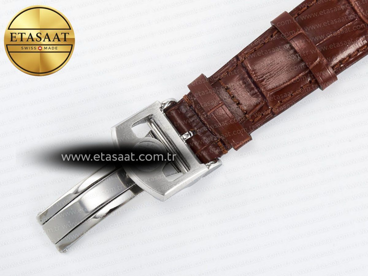 Portugieser Perpetual Calendar SS 5033 APSF 1:1 Best Edition White Dial on Brown Leather Strap A52610 Clone - Görsel 22