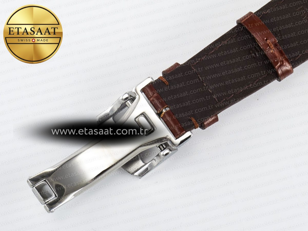 Portugieser Perpetual Calendar SS 5033 APSF 1:1 Best Edition White Dial on Brown Leather Strap A52610 Clone - Görsel 23