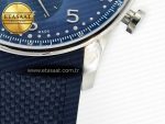 Portuguese Chrono IW3716 Z+F 1:1 Best Edition Blue Dial on Blue Rubber Strap A69355 - Görsel 14