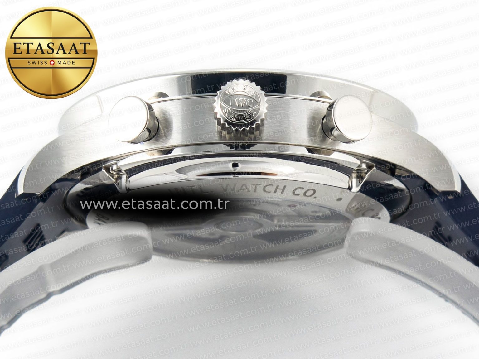 Portuguese Chrono IW3716 Z+F 1:1 Best Edition Blue Dial on Blue Rubber Strap A69355 - Görsel 16