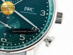 IWC Portuguese Chrono IW3716 Green Dial on Gray A69355 - Görsel 12