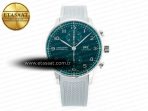 IWC Portuguese Chrono IW3716 Green Dial on Gray A69355 - Görsel 3
