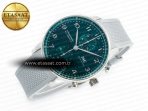 IWC Portuguese Chrono IW3716 Green Dial on Gray A69355 - Görsel 9