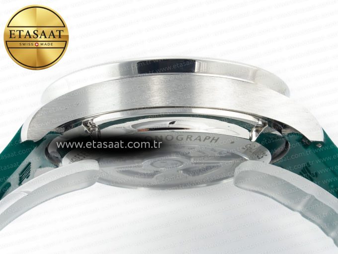 Portuguese Chrono IW3716 Z+F 1:1 Best Edition Green Dial on Green Rubber Strap A69355 - Görsel 15