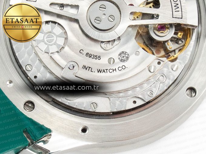 Portuguese Chrono IW3716 Z+F 1:1 Best Edition Green Dial on Green Rubber Strap A69355 - Görsel 22