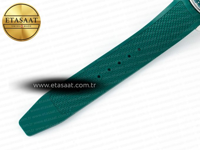 Portuguese Chrono IW3716 Z+F 1:1 Best Edition Green Dial on Green Rubber Strap A69355 - Görsel 27