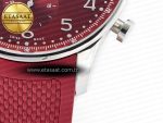 Portuguese Chrono IW3716 Z+F 1:1 Best Edition Red Dial on Red Rubber Strap A69355 - Görsel 13