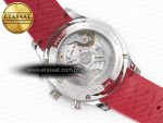 Portuguese Chrono IW3716 Z+F 1:1 Best Edition Red Dial on Red Rubber Strap A69355 - Görsel 17