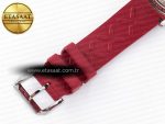 Portuguese Chrono IW3716 Z+F 1:1 Best Edition Red Dial on Red Rubber Strap A69355 - Görsel 26