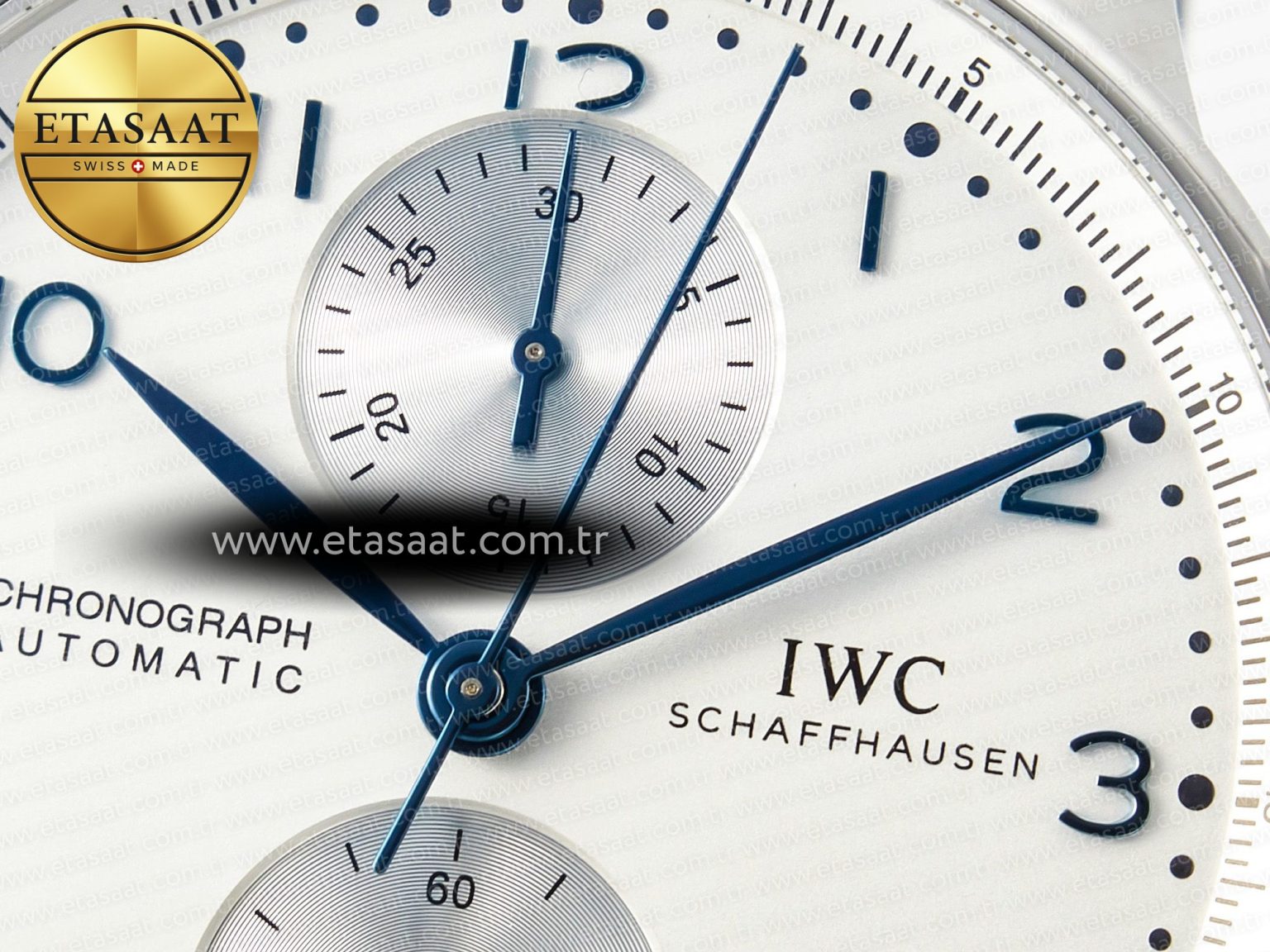 Portuguese Chrono IW3716 Z+F 1:1 Best Edition White Dial on Black Rubber Strap A69355 - Görsel 10