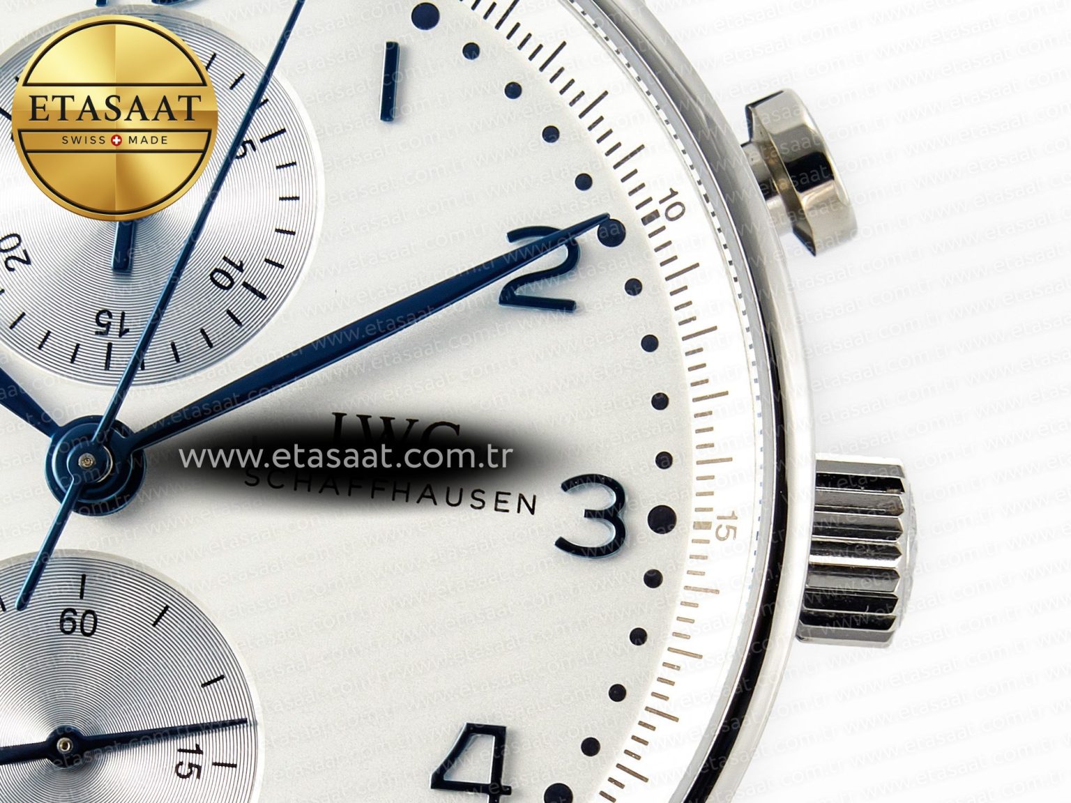 Portuguese Chrono IW3716 Z+F 1:1 Best Edition White Dial on Black Rubber Strap A69355 - Görsel 13