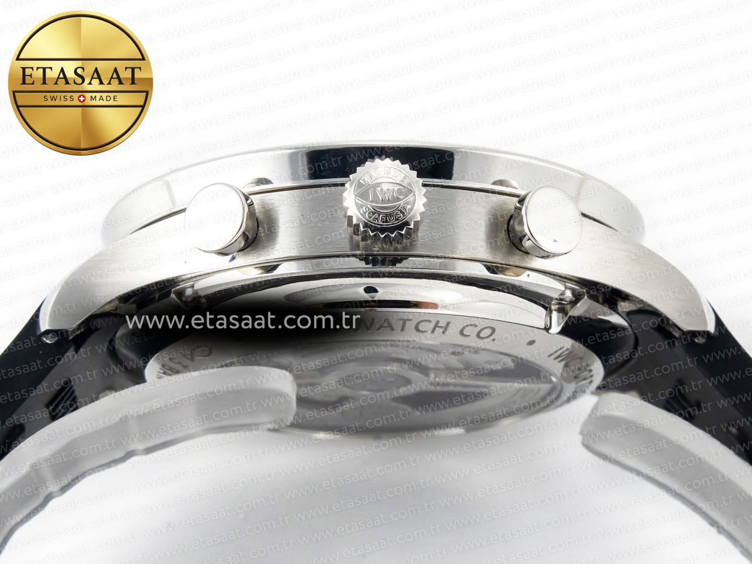 Portuguese Chrono IW3716 Z+F 1:1 Best Edition White Dial on Black Rubber Strap A69355 - Görsel 15