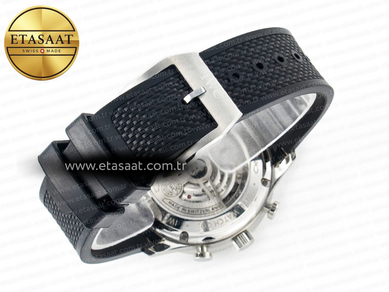 Portuguese Chrono IW3716 Z+F 1:1 Best Edition White Dial on Black Rubber Strap A69355 - Görsel 16