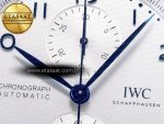 Portuguese Chrono IW371605 ZF 1:1 Best Edition White Dial on Blue Leather Strap A69355 - Görsel 11