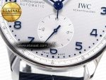 Portuguese Chrono IW371605 ZF 1:1 Best Edition White Dial on Blue Leather Strap A69355 - Görsel 13