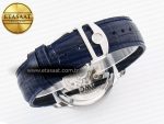 Portuguese Chrono IW371605 ZF 1:1 Best Edition White Dial on Blue Leather Strap A69355 - Görsel 17