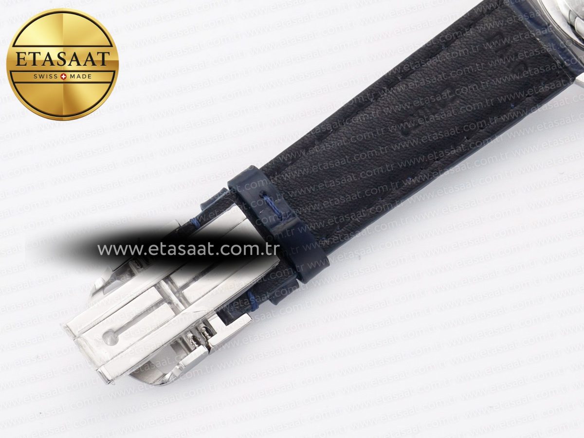 Portuguese Chrono IW371605 ZF 1:1 Best Edition White Dial on Blue Leather Strap A69355 - Görsel 25