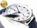 Portuguese Chrono IW371605 ZF 1:1 Best Edition White Dial on Blue Leather Strap A69355 - Görsel 7