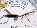 Portuguese Real PR Real Annual Calendar IW5035 ZF 1:1 Best Edition White Dial RG Markers on Brown Leather Strap A52850 - Görsel 11
