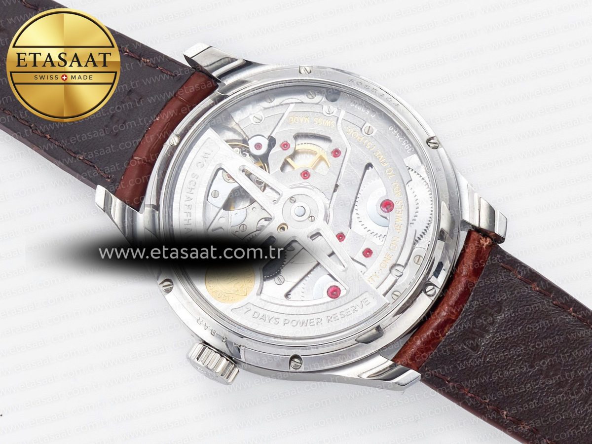 Portuguese Real PR Real Annual Calendar IW5035 ZF 1:1 Best Edition White Dial RG Markers on Brown Leather Strap A52850 - Görsel 18